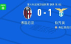 拉齐奥1-0博洛尼亚，弗拉泰西打进全场唯一进球